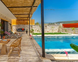 Kaş Gelemiş'te Enfes Doğada, Özel Havuzlu, Lüks Kiralık Villa - 3