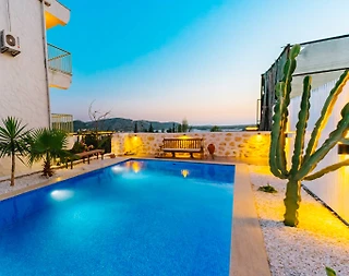Kaş Gelemiş'te Geniş Ailelere Uygun, Özel Havuzlu, Lüks Villa - 5