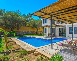 Kaş Gelemiş'te Muhteşem Doğada, Özel Havuzlu, 3+1 Villa - 2