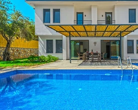 Kaş Gelemiş'te Muhteşem Doğada, Özel Havuzlu, 3+1 Villa - 3