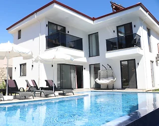 Kaş Gelemiş'te Sakin Konumda, Özel Havuzlu, 4 Kişilik Villa - 3