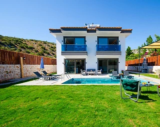 Kaş Gelemiş'te Yeşillikler İçerisinde, Özel Havuzlu, Jakuzili Villa - 2