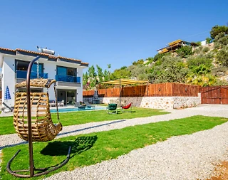 Kaş Gelemiş'te Yeşillikler İçerisinde, Özel Havuzlu, Jakuzili Villa - 3