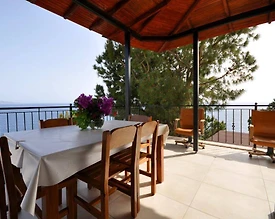 Kaş Gökçeören'de 6 Kişilik, Ortak Havuzlu, Deniz Manzaralı Villa - 3