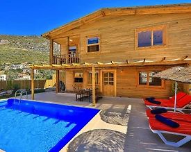 Kaş Gökçeören'de Sakin Konumda, Özel Havuzlu, Ferah Villa - 2