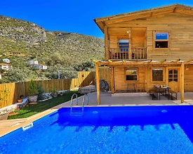 Kaş Gökçeören'de Sakin Konumda, Özel Havuzlu, Ferah Villa - 3