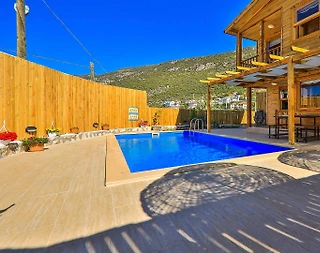 Kaş Gökçeören'de Sakin Konumda, Özel Havuzlu, Ferah Villa - 4