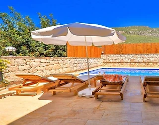 Kaş Gökseki'de Kalabalık Ailelere Uygun, Özel Havuzlu, Kiralık Villa - 4