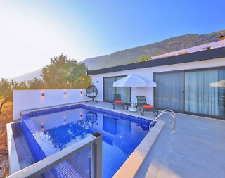 Kaş Gökseki'de Doğa İçerisinde, Özel Havuzlu, 2 Kişilik Villa - 1