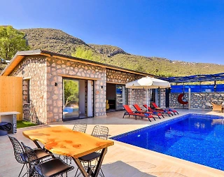 Kaş Hacıoğlan'da Muhteşem Doğa İçerisinde, Özel Havuzlu, Bahçeli Villa - 5