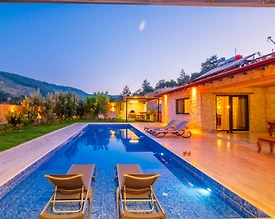 Kaş Hacıoğlan'da Muhteşem Doğada, Özel Havuzlu, Taş Villa - 2