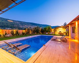 Kaş Hacıoğlan'da Muhteşem Doğada, Özel Havuzlu, Taş Villa - 3