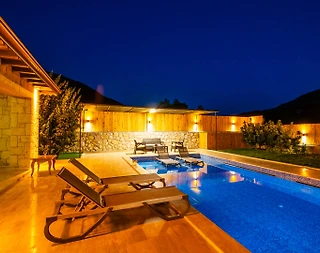 Kaş Hacıoğlan'da Muhteşem Doğada, Özel Havuzlu, Taş Villa - 4