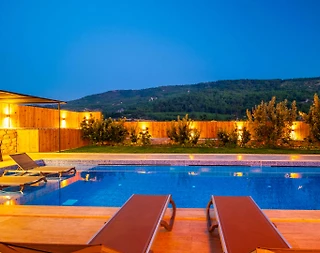 Kaş Hacıoğlan'da Muhteşem Doğada, Özel Havuzlu, Taş Villa - 5