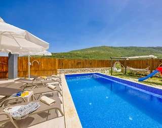 Kaş Hacıoğlan'da Sessiz Konumda, Özel Havuzlu, 2+1 Villa - 4