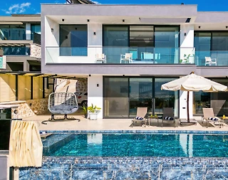 Kaş İncebel'de Huzurlu Doğada, Özel Havuzlu, Lüks Villa - 2