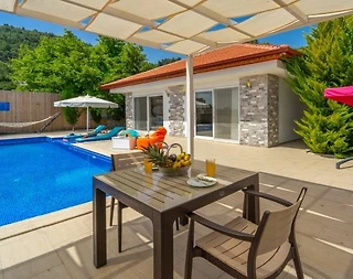 Kaş İslamlar'da Sessiz Konumda, Özel Havuzlu, Balayı Villası - 3