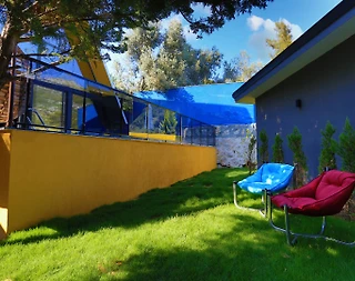 Kaş İslamlar'da Ahşap Tasarıma Sahip, Özel Havuzlu, Balayı Bungalovu - 5