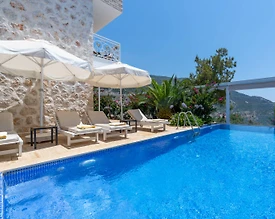 Kaş İslamlar'da Balayı Çiftlerine Uygun, Özel Havuzlu, 2+1 Villa - 3