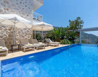 Kaş İslamlar'da Balayı Çiftlerine Uygun, Özel Havuzlu, 2+1 Villa - 3