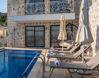 Kaş İslamlar'da Balayı Çiftlerine Uygun, Özel Havuzlu, 2+1 Villa - 5