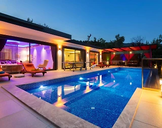 Kaş İslamlar'da Balayı Çiftlerine Uygun, Özel Havuzlu, Kiralık Villa - 1