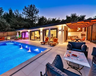 Kaş İslamlar'da Balayı Çiftlerine Uygun, Özel Havuzlu, Kiralık Villa - 2