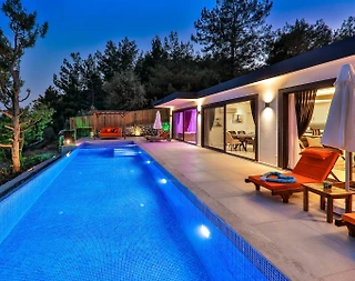 Kaş İslamlar'da Balayı Çiftlerine Uygun, Özel Havuzlu, Kiralık Villa - 3