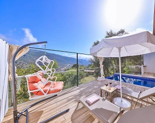 Kaş İslamlar'da Çiftlere Uygun, Özel Havuzlu, Jakuzili Lüks Villa - 4