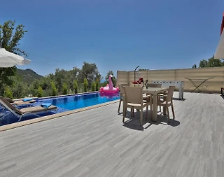 Kaş İslamlar'da Eşsiz Doğa Manzaralı, Özel Havuzlu, Jakuzili Villa - 4