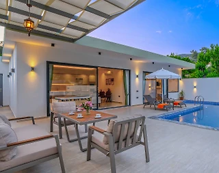 Kaş İslamlar'da Balayı Çiftlerine Uygun, Özel Havuzlu, Jakuzili Villa - 2