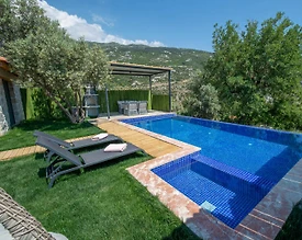 Kaş İslamlar'da Balayı Çiftlerine Uygun, Özel Havuzlu, Jakuzili Villa - 2