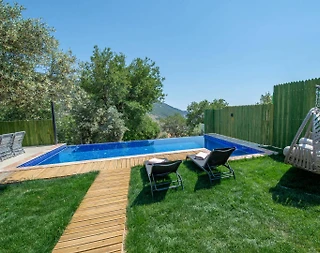 Kaş İslamlar'da Balayı Çiftlerine Uygun, Özel Havuzlu, Jakuzili Villa - 3