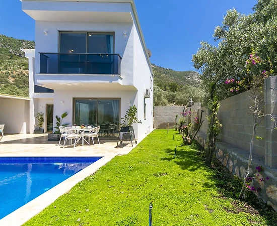 Kaş İslamlar'da Balayı Çiftlerine Uygun, Özel Havuzlu, Kiralık Villa - 1