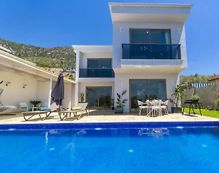 Kaş İslamlar'da Balayı Çiftlerine Uygun, Özel Havuzlu, Kiralık Villa - 2