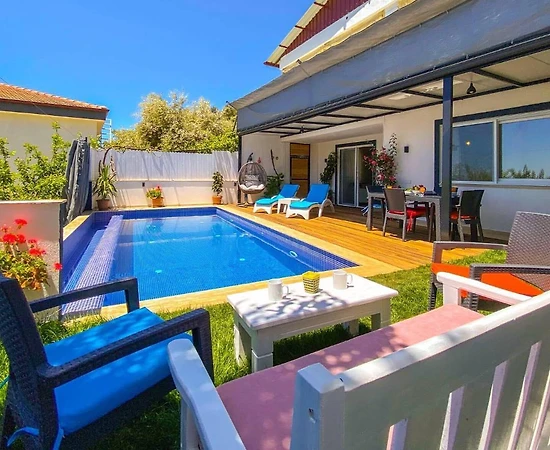 Kaş İslamlar'da Huzurlu Doğada, Özel Havuzlu, Balayı Villası - 1