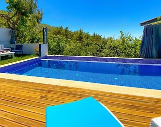 Kaş İslamlar'da Huzurlu Doğada, Özel Havuzlu, Balayı Villası - 4