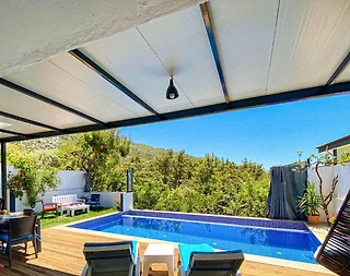 Kaş İslamlar'da Huzurlu Doğada, Özel Havuzlu, Balayı Villası - 2