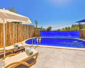 Kaş İslamlar'da Eşsiz Doğa Manzaralı, Özel Havuzlu, Balayı Villası - 3