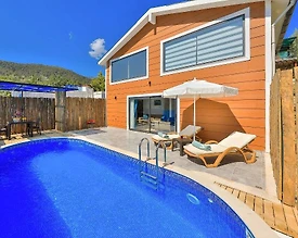 Kaş İslamlar'da Eşsiz Doğa Manzaralı, Özel Havuzlu, Balayı Villası - 2