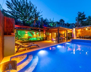 Kaş İslamlar'da Balayı Çiftlerine Uygun, Özel Havuzlu, Lüks Villa - 1