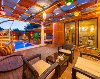 Kaş İslamlar'da Balayı Çiftlerine Uygun, Özel Havuzlu, Lüks Villa - 4