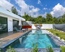 Kaş İslamlar'da Balayı Çiftlerine Uygun, Özel Havuzlu, Modern Villa - 2