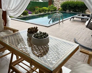 Kaş İslamlar'da Balayı Çiftlerine Uygun, Özel Havuzlu, Modern Villa - 5