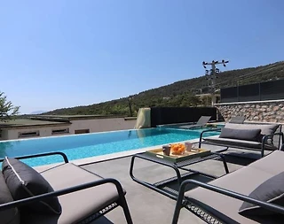 Kaş İslamlar'da Balayı Çiftlerine Uygun, Özel Havuzlu, Konforlu Villa - 3