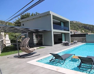 Kaş İslamlar'da Balayı Çiftlerine Uygun, Özel Havuzlu, Konforlu Villa - 4