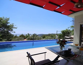 Kaş İslamlar'da Orman Manzaralı, Özel Havuzlu, Nezih Villa - 5