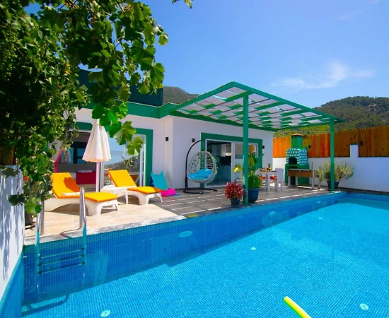 Kaş İslamlar'da Balayı Çiftlerine Uygun, Özel Havuzlu, Kiralık Villa - 1