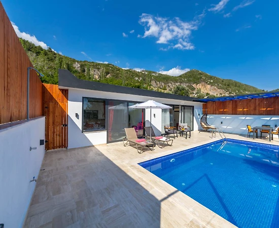 Kaş İslamlar'da Balayı Çiftlerine Uygun, Özel Havuzlu, Kiralık Villa - 1
