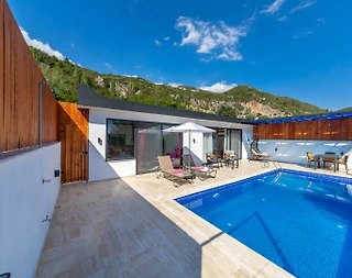 Kaş İslamlar'da Balayı Çiftlerine Uygun, Özel Havuzlu, Kiralık Villa - 1